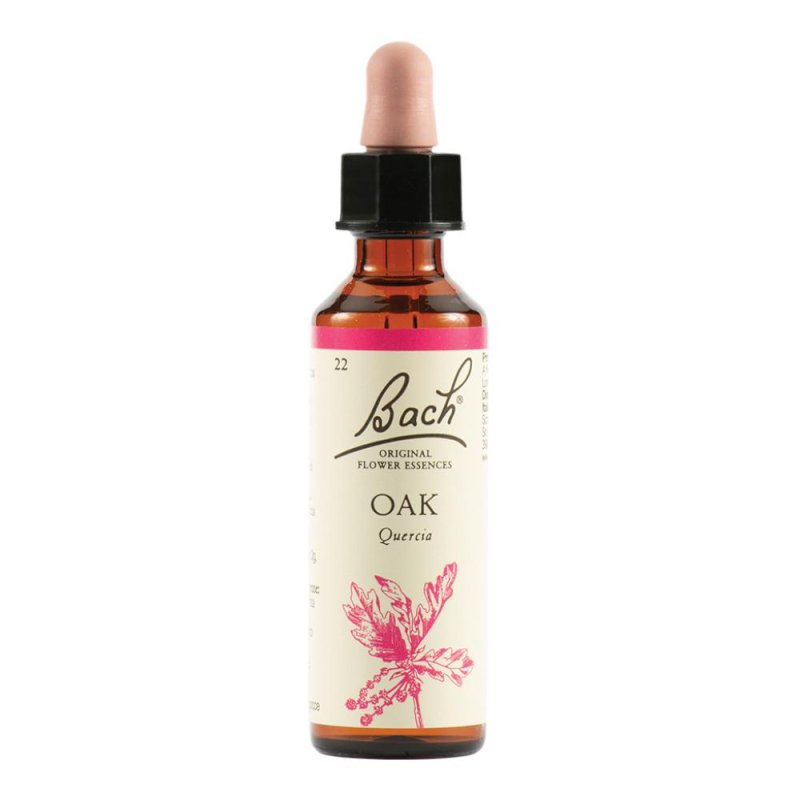 Fiore di Bach Oak Originale N. 22 Gocce 20 ml &ndash; Rimedio Naturale per Stanchezza, Esaurimento e Senso del Dovere