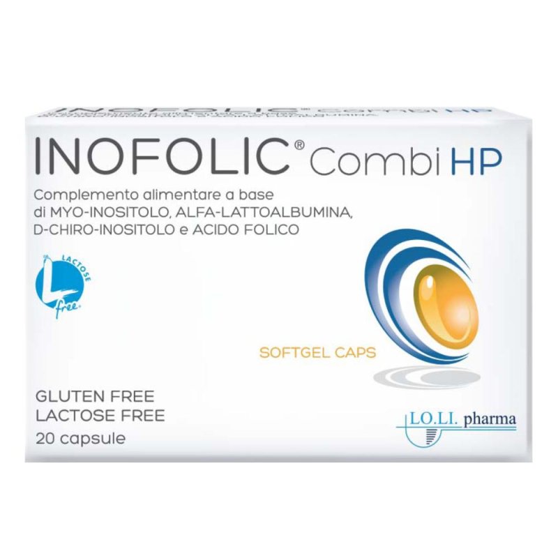 Inofolic Combi Hp Integratore alimentare 20 Capsule Inofolic Combi Hp Integratore alimentare 20 Capsule