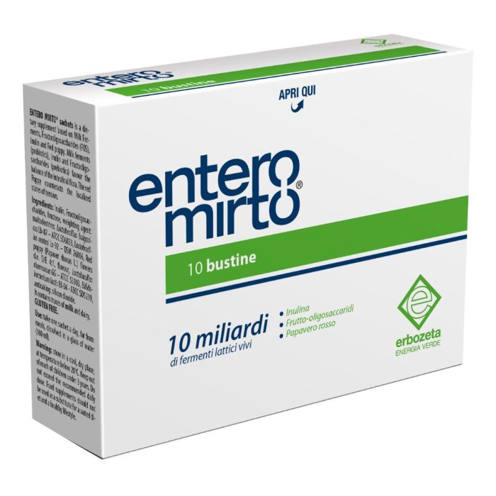 Entero mirto 10 bustine 4gr Entero mirto 10 bustine 4gr
