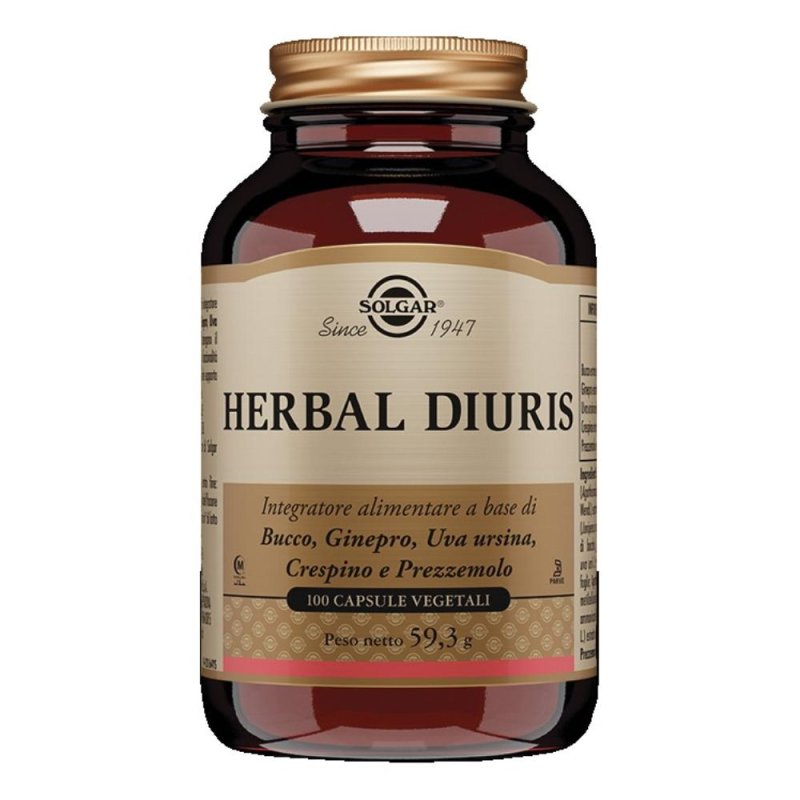 Solgar Herbal Diuris 100 Capsule Vegetali Solgar Herbal Diuris 100 Capsule Vegetali