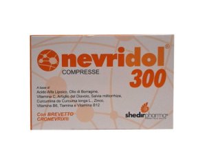 Nevridol 300 Compresse 40 Pezzi Integratore per il Sistema Nervoso Shedir Pharma