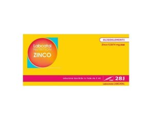 Labcatal IMO Zinco 28 Fiale da 2 ml Integratore Oligoelemento per Difese Immunitarie Pelle e Capelli