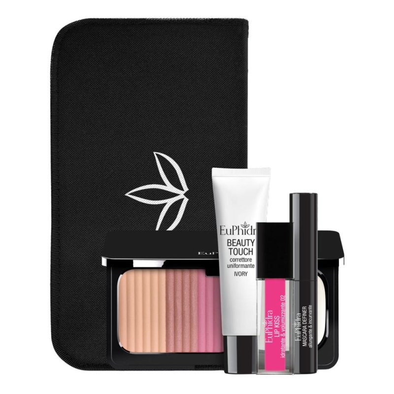 Euphidra set make up pelle chiara/mista - cofanetto trucco viso per pelli chiare e miste