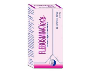 Flebosmina Forte 60 Compresse per Circolazione Venosa, Gambe Pesanti ed Emorroidi