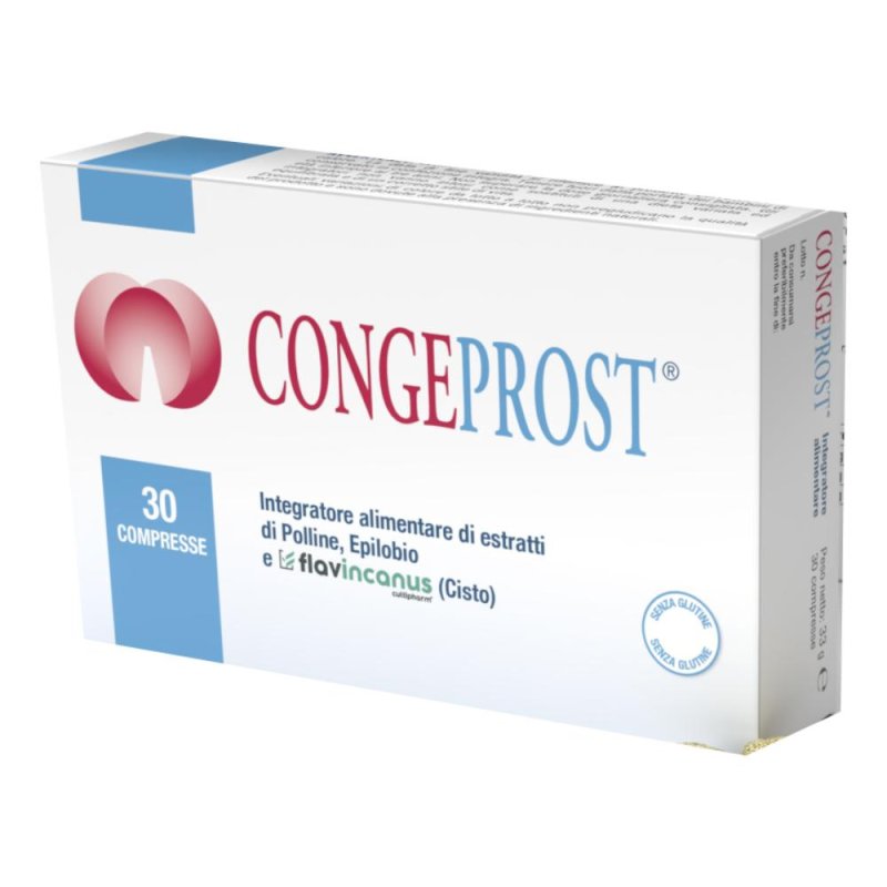 Natural Bradel CongeProst Integratore Funzionalit&agrave; Prostata 30 Compresse