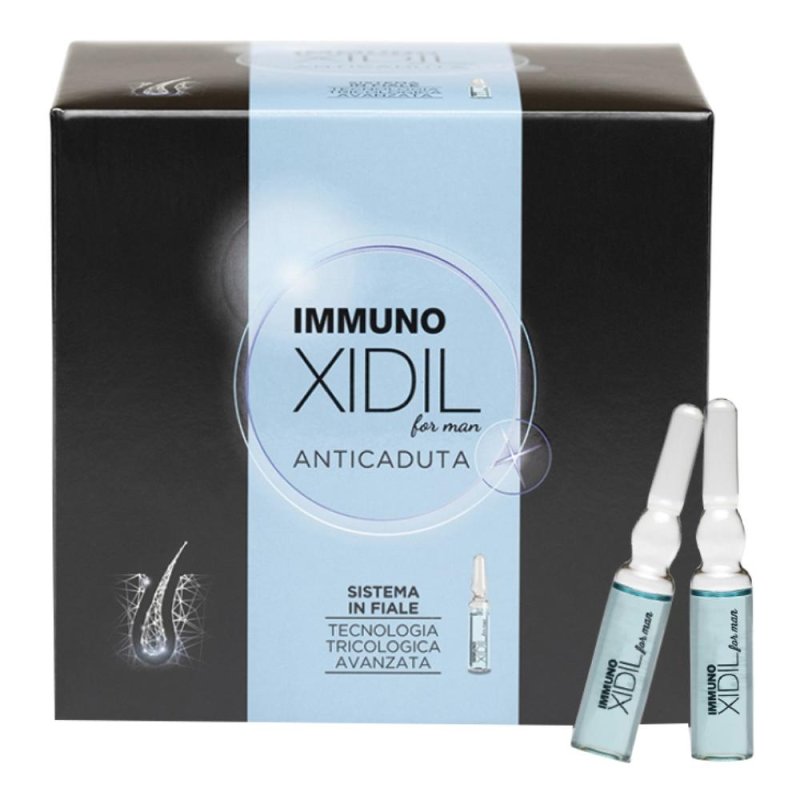 Immunoxidil Uomo Trattamento Anticaduta 15 Fiale Immunoxidil Uomo Trattamento Anticaduta 15 Fiale