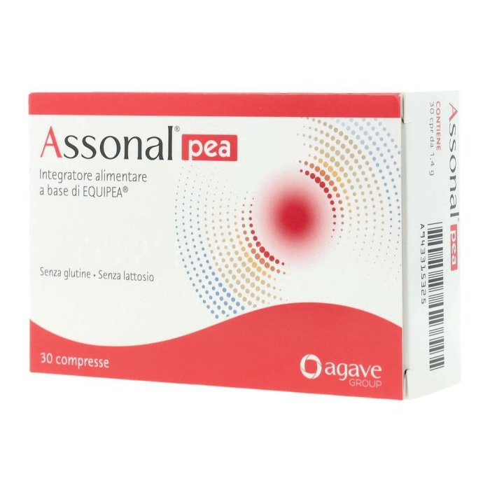 Assonal PEA - Integratore con Palmitoiletanolamide ed Equiseto 30 compresse Assonal PEA - Integratore con Palmitoiletanolamide ed Equiseto 30 compresse