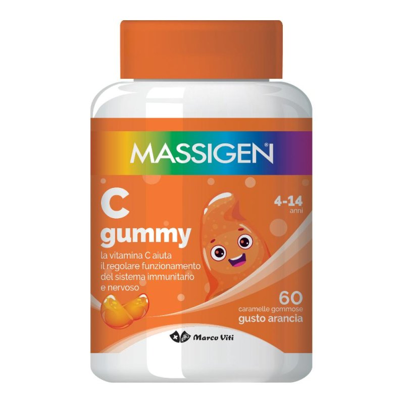 Marco Viti - Massigen C Gummy Confezione 60 Caramelle Marco Viti - Massigen C Gummy Confezione 60 Caramelle