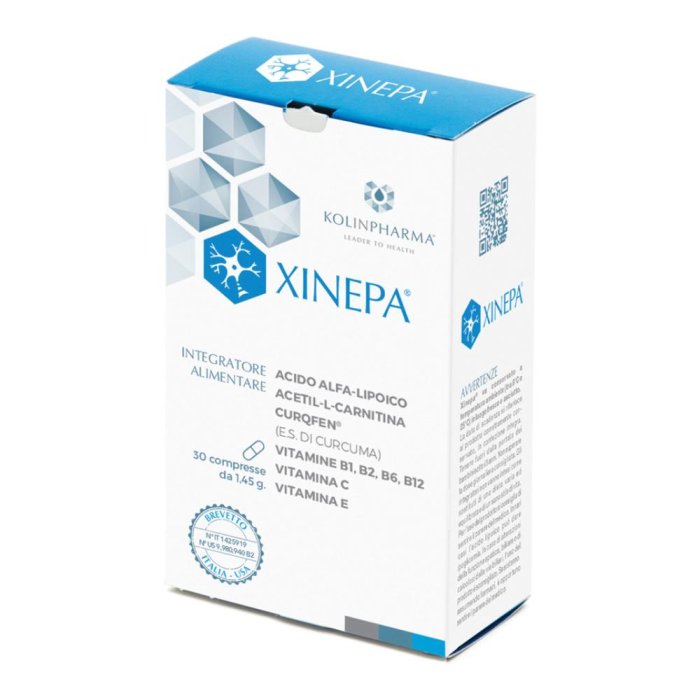 Xinepa - Integratore per il benessere nervoso ed energetico 30 compresse Xinepa - Integratore per il benessere nervoso ed energetico 30 compresse