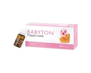 Zetaton Babyton 12 flaconcini 10 ml - integratore tonico con pappa reale, miele e mirtillo per crescita e convalescenza bimbi