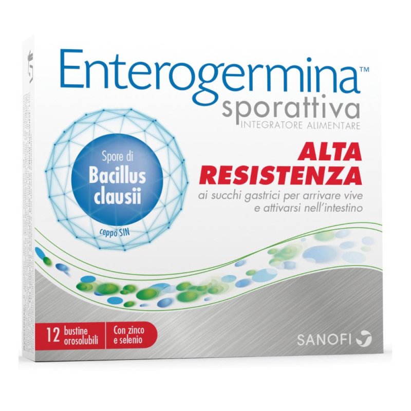 Sanofi Enterogermina Sporattiva 12 Bustine Orodispersibili Sanofi Enterogermina Sporattiva 12 Bustine Orodispersibili