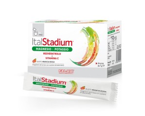 Italstadium Magnesio Potassio Vitamina C Integratore Alimentare 24 Bustine Stick
