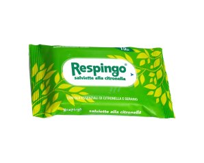 Sanifarma Respingo Salviette alla Citronella Allontana Insetti 15 Pezzi