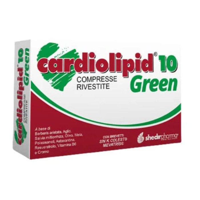Cardiolipid 10 Green – integratore naturale per colesterolo e benessere cardiovascolare 30 compresse Cardiolipid 10 Green – integratore naturale per colesterolo e benessere cardiovascolare 30 compresse