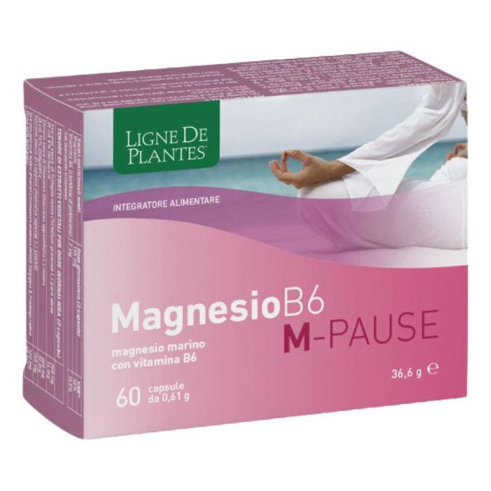 Magnesio e Vitamina B6 M Pause 66 Capsule Integratore Menopausa per Benessere Donna Magnesio e Vitamina B6 M Pause 66 Capsule Integratore Menopausa per Benessere Donna