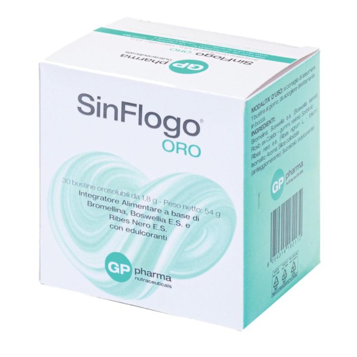 Gp Pharma Sinflogo Oro 30 Bustine Orosolubili Gp Pharma Sinflogo Oro 30 Bustine Orosolubili