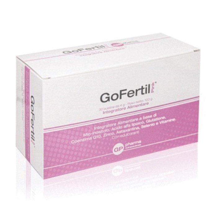 Gofertil Integratore per la Fertilità Maschile 30 Bustine da 4 g a Base di Carnitina Glutatione Coenzima Q10 Vitamine e Selenio Gofertil Integratore per la Fertilità Maschile 30 Bustine da 4 g a Base di Carnitina Glutatione Coenzima Q10 Vitamine e Selenio