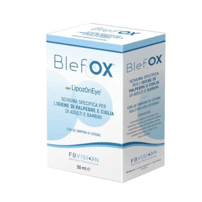 FB Vision Blefox Schiuma per l'igiene di Palpebre e Ciglia 50 ml FB Vision Blefox Schiuma per l'igiene di Palpebre e Ciglia 50 ml