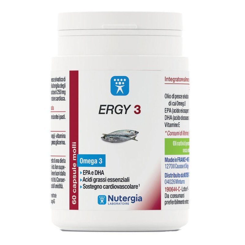 ERGY 3 Omega3 60 Cps ERGY 3 Omega3 60 Cps