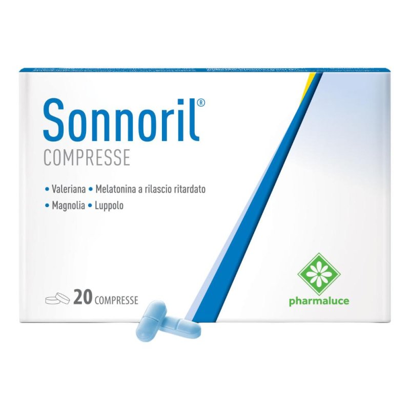 Pharmaluce Sonnoril Integratore per il sonno 20 Compresse Pharmaluce Sonnoril Integratore per il sonno 20 Compresse