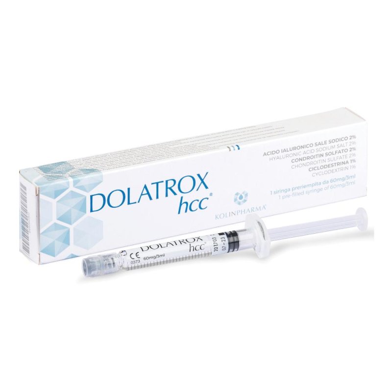 Dolatrox HCC siringa 3 ml acido ialuronico per articolazioni Dolatrox HCC siringa 3 ml acido ialuronico per articolazioni
