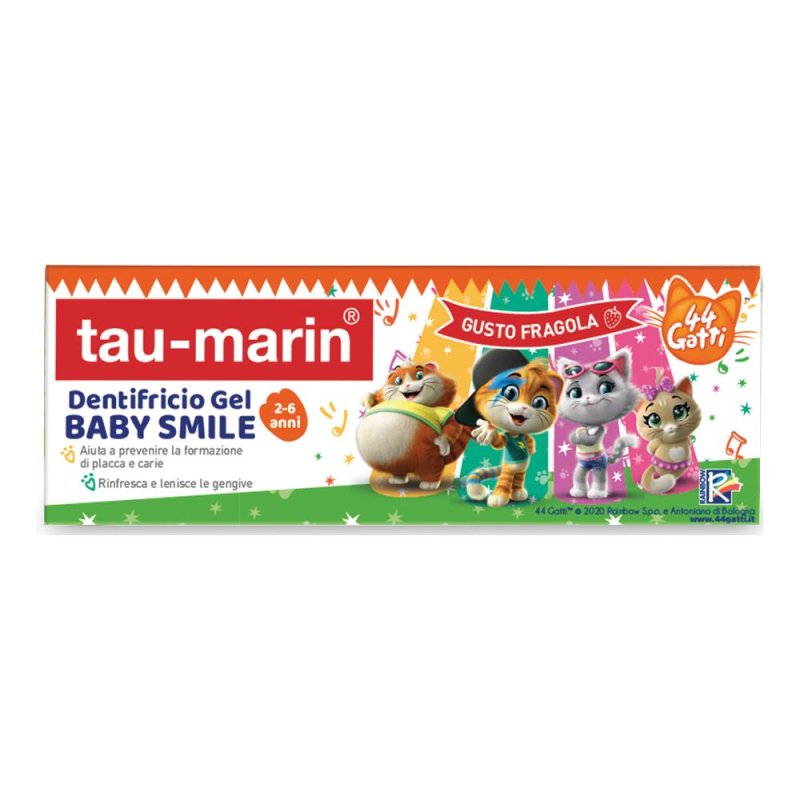 Alfasigma Taumarin Linea Dentale Dentifricio Baby Smile Fragola Serie 44 Gatti Alfasigma Taumarin Linea Dentale Dentifricio Baby Smile Fragola Serie 44 Gatti