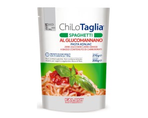 Falqui Alimentazione Speciale ChiLo Taglia Shirataki Pasta di Konjak Spaghetti con Glucomannano 200 g
