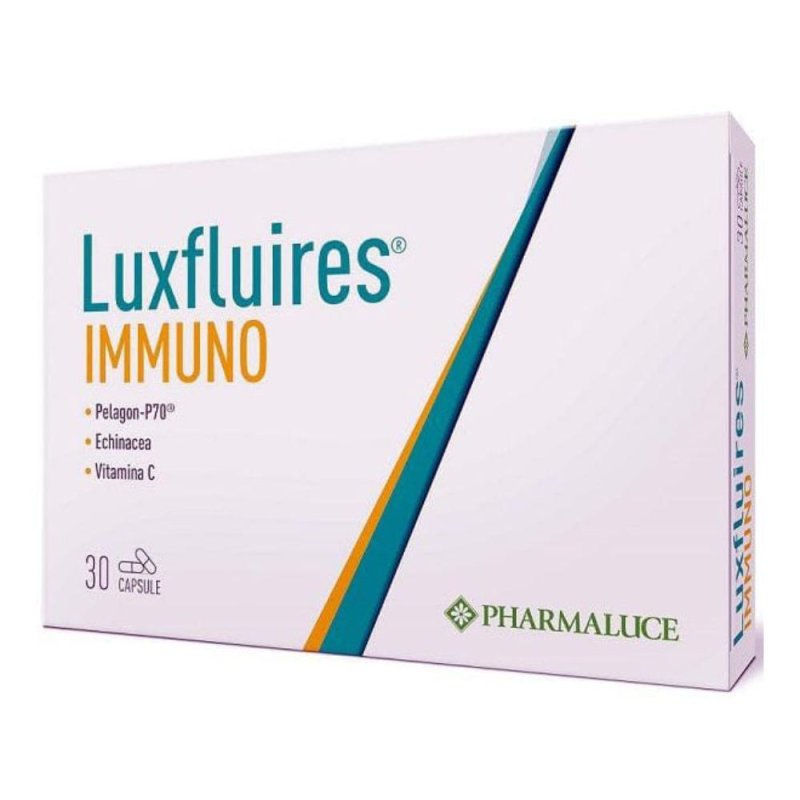 Luxfluires Immuno - Integratore Alimentare per Rafforzare il Sistema Immunitario 30 capsule