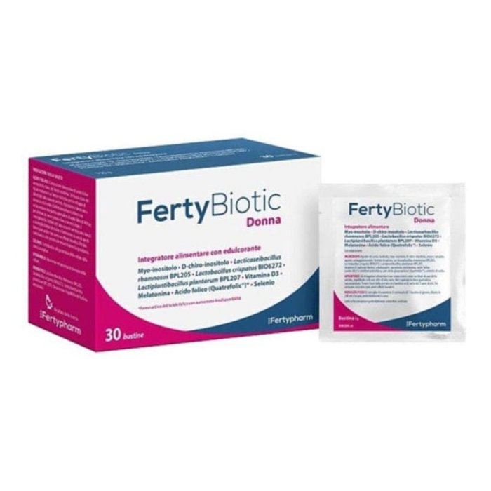 Fertybiotic Donna Integratore per il benessere della donna in et&agrave; fertile 30 bustine