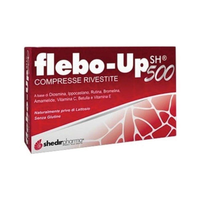 Flebo-Up SH 500 30 compresse integratore per la salute dei vasi sanguigni e il drenaggio Flebo-Up SH 500 30 compresse integratore per la salute dei vasi sanguigni e il drenaggio