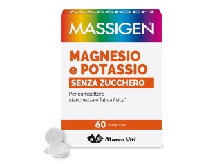 Massigen Magnesio E Potassio Senza Zucchero 60 Compresse