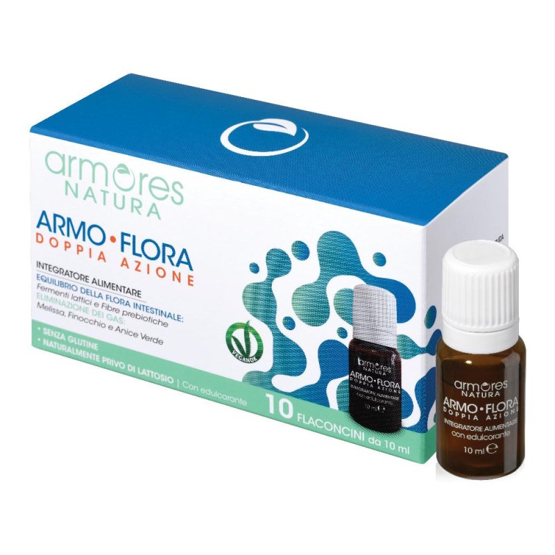 Armores Armo Flora Integratore Alimentare Probiotico in Capsule per il Benessere Intestinale 10x10 Armores Armo Flora Integratore Alimentare Probiotico in Capsule per il Benessere Intestinale 10x10