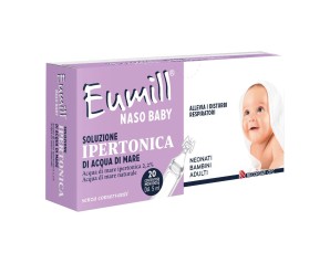 Eumill Naso Baby Soluzione Ipertonica 20 Contenitori Monodose 5 ml