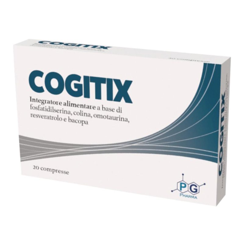 Cogitix 20 compresse integratore per memoria, funzioni cognitive e benessere mentale