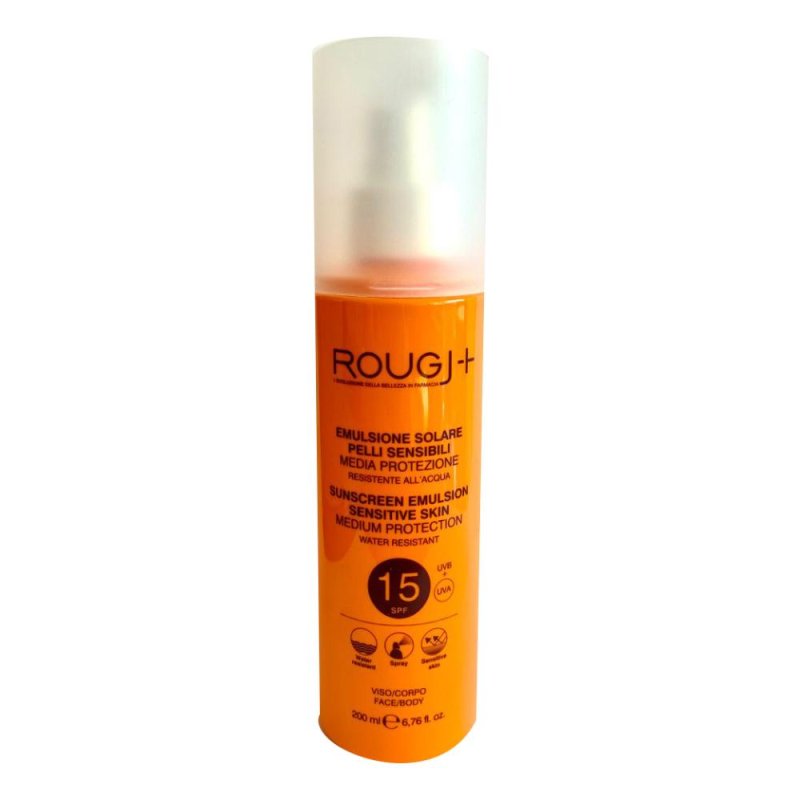 Rougj Solare - Spray SPF15 per Pelli Sensibili 200 ml Rougj Solare - Spray SPF15 per Pelli Sensibili 200 ml