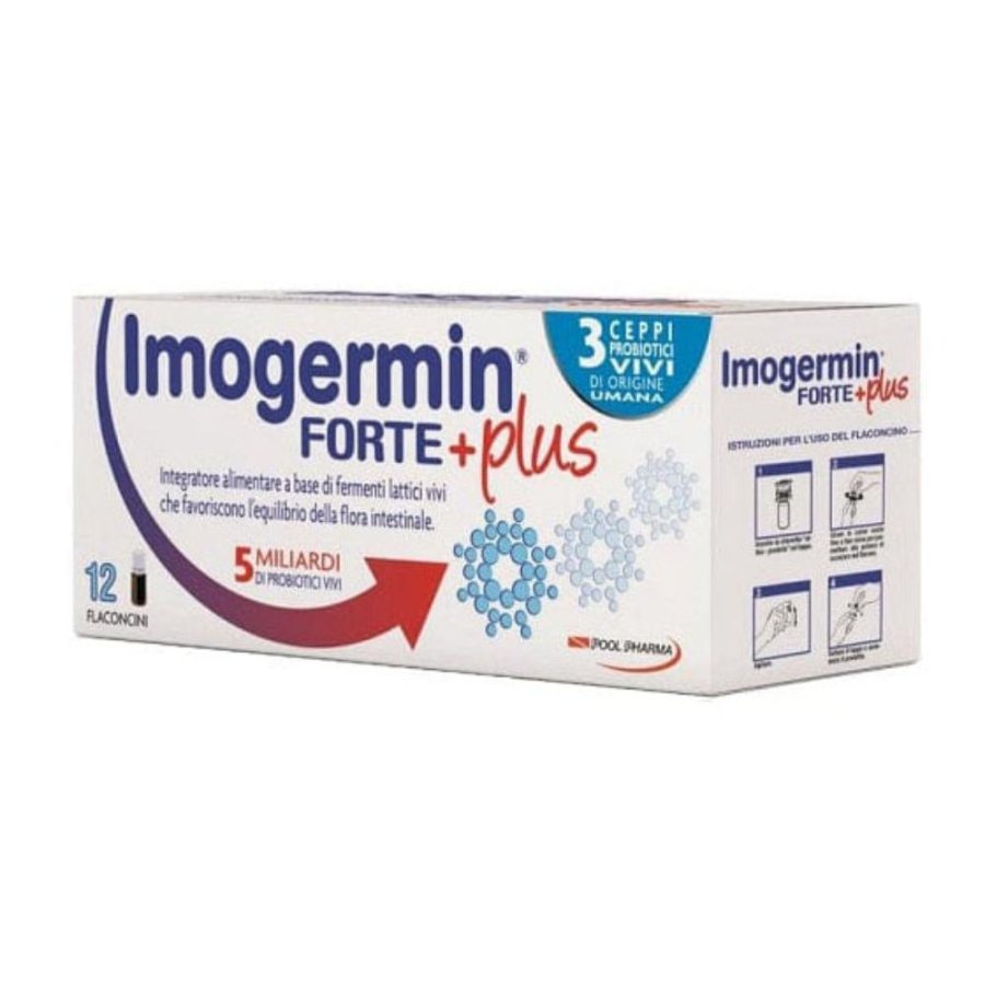 Imogermin Forte Plus Integratore per la Flora Intestinale 12 flaconcini Imogermin Forte Plus Integratore per la Flora Intestinale 12 flaconcini