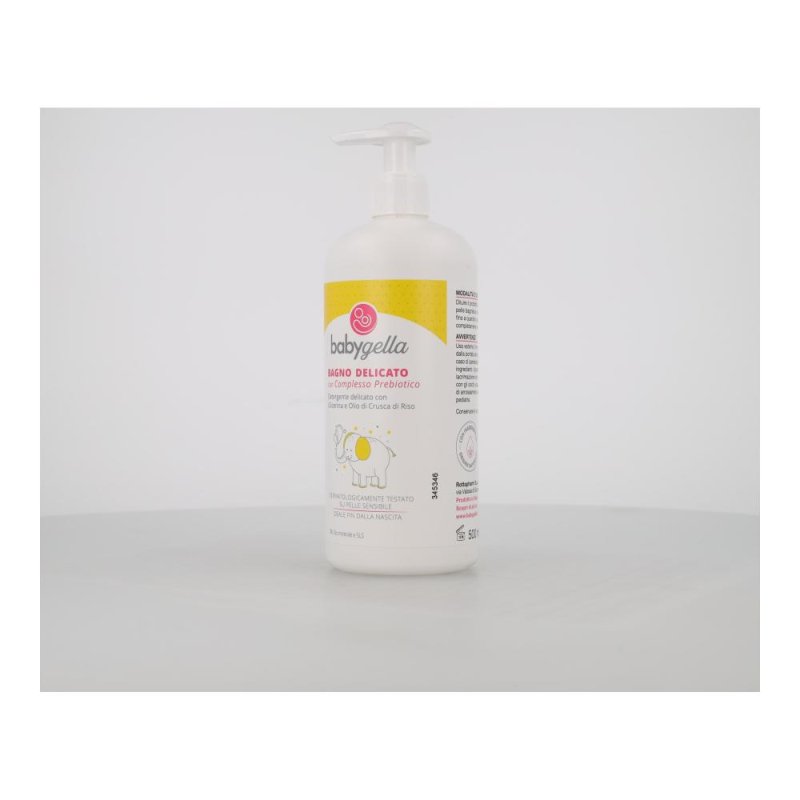 Babygella Prebiotic Bagno Delicato Detergente per i bambini, fin dalla nascita 500 ml