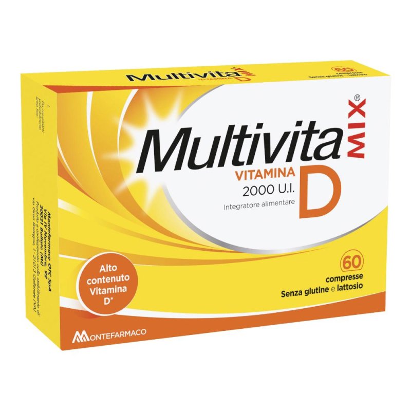 Multivitamix Vitamina D 2000 UI 60 Compresse Multivitamix Vitamina D 2000 UI 60 Compresse