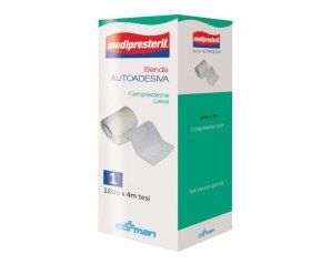 Medipresteril Benda Autoadesiva 12cm x 4m 1 pezzo