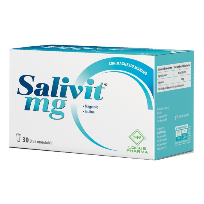 Salivit Magnesio 30 Stick 48 g Integratore di Magnesio in Stick Orale Salivit Magnesio 30 Stick 48 g Integratore di Magnesio in Stick Orale