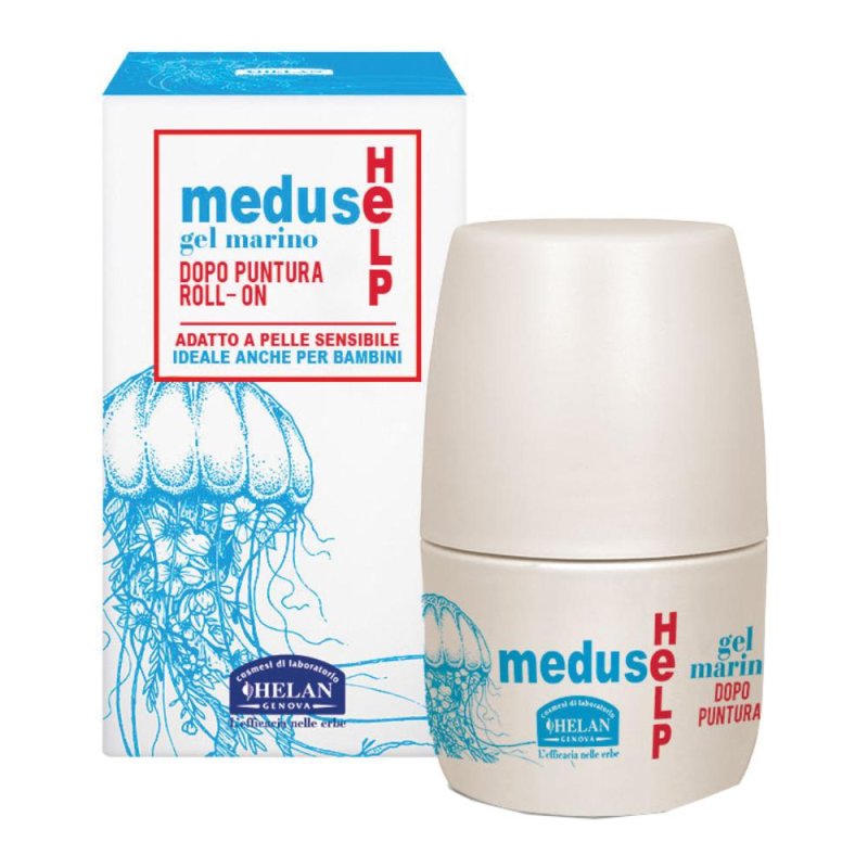 Meduse HELP Gel Marino Dopo Puntura Roll-On 25 ml - Sollievo Rapido da Punture di Medusa Meduse HELP Gel Marino Dopo Puntura Roll-On 25 ml - Sollievo Rapido da Punture di Medusa