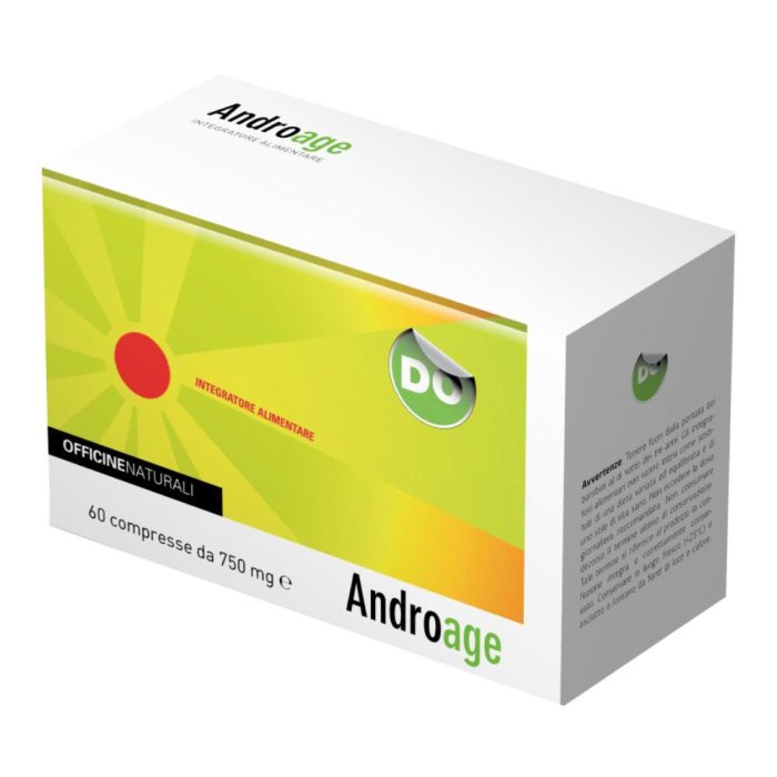 Androage Integratore Alimentare per Uomo 60 Compresse 750 mg per Benessere e Vitalit&agrave; Maschile