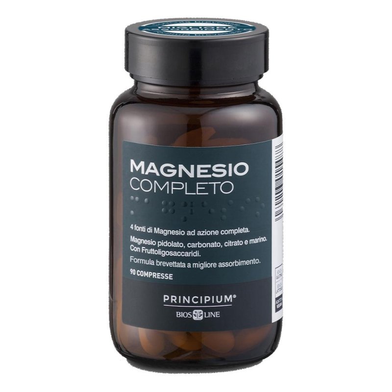 Principium Magnesio Completo Integratore Alimentare 90 Compresse Principium Magnesio Completo Integratore Alimentare 90 Compresse