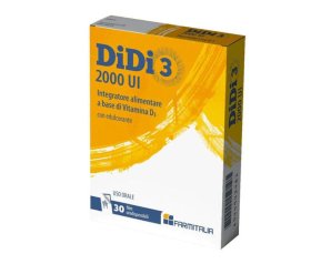 Didi3 2000 30 film orodispersibili 40,5 g vitamina D3 per muscoli e sistema immunitario