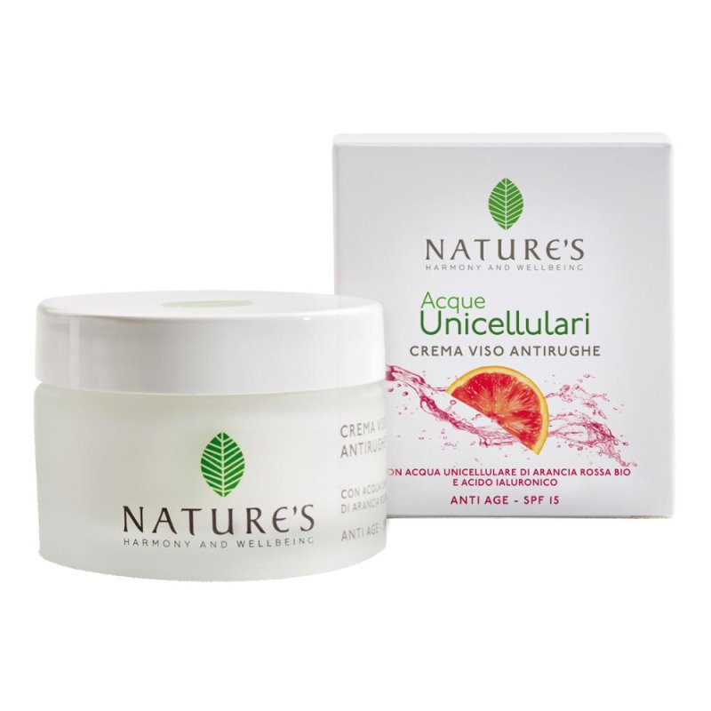 Nature's Acqua Unicellulare Viso Idratante e Tonificante &ndash; Trattamento Naturale per Pelle Luminosa