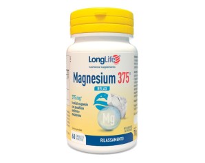 LongLife Magnesium 375 Relax - integratore di magnesio per rilassamento e sistema nervoso