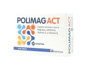 Polimag Act 30 compresse integratore con magnesio, vitamina D3, lattoferrina e vitamina B6