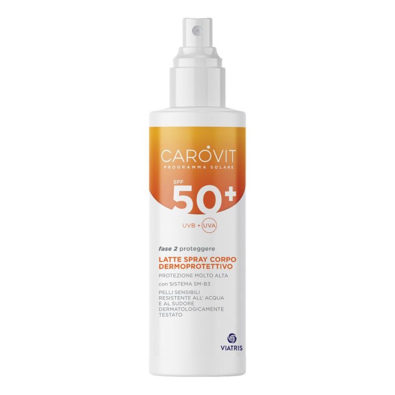 Carovit Solare Latte Corpo Spray SPF50+ 200ml Carovit Solare Latte Corpo Spray SPF50+ 200ml