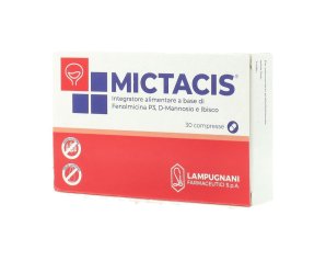 Mictacis - Integratore per la Funzionalità Urinaria e Drenaggio Liquidi 30 compresse