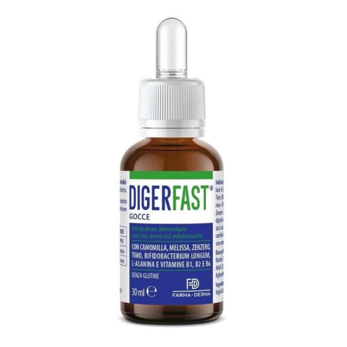 Digerfast Gocce 30 ml Integratore Alimentare per la Digestione e il Benessere Gastrointestinale Digerfast Gocce 30 ml Integratore Alimentare per la Digestione e il Benessere Gastrointestinale
